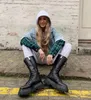 Rimocy 2024 New Fashion Platform Boots Women Autumn Winter Pu Leather High Boots Woman Punk Tick Bottom Long Botas