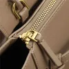 Designer Luxury Micro Belt Bag Grey Beige In Grained Calfskin Black Women Tote Handbag Axel Bag With Strap