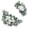 Decorative Flowers Wedding Arch Artificial Flower Swag Reception Arrangement For Drapes Parties Front Door Ceremony Table