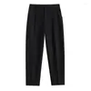 Women's Pants Real S Spot 2023 Spring And Summer Suit Harem High Waist Straight Narrow Version Cigarette Cropped Casual P