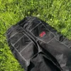 レディースジーンズ3pmwearレター刺繍ヒップホップ男性用y2kレトロバギーブラックストレートワイドレッグパンツハラジュクストリートウェア衣類231206