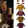 Cardigan Kids Wool Sweaters 2023 Nya vinterflickor Söta blommor broderier Stickande Cardigan Baby Toddler Warm Outwear Tops Kläder Q231206