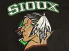 North Dakota Fighting Sioux Hockey 9 Jonathan Toews #7 TJ Oshie #11 Zach Parise Fighting Hawks und ishockey tröjor dubbel stiched