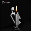 Chief Multifunctional Key Chain Grinding Wheel Ignition Kerosene Lighter Outdoor Portable Beer Bottle Opener Men's Tools Gift