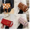 Ontwerpers Schouder Crossbody Tas Geweven Tas Camera Portemonnee Lederen Flap Cross Body Schouder Luxe Handtas Damestassen Patchwork Kleur