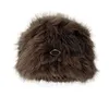 Beanie/Skull Caps Y2k Europe and America Hats Autumn and Winter Fox Fur Hair Imitation Mink Fur Hat Female Thickening Warm Plush Fishing Cap 231205