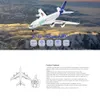Aircraft Modle Wltoys XK A120 RC Plane 3CH 2.4G EPP Remote Control Machine Airplane Fixed-wing RTF A380 RC Aircraft Model Outdoor Toy for Kids 231206