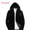 Men's Jackets Autumn Winter Men Faux Mink Fur Hooded Short Design Plus Size Coats Zipper Clre Solid Color 231205