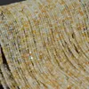 Pietre preziose sciolte Cubo sfaccettato con bordo opale etiope naturale da 2,2 mm. Alcune perle hanno svasature non molte