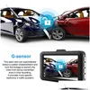 Car Dvr Car Dvrs Real Hd 1080P Dash Cam Dvr Video Recorder Cycle Recording Recorders Night Vision Wide Angle Dashcam Camera Registrar Oty9T