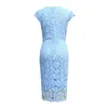 Vrouwen blouses zomerjurk ronde hals mouwloze kokerrok uitgehold bloemen bodycon sexy jurken voor dames elegante uitloper