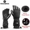 Skidhandskar Rockbros skidhandskar Snowboardhandskar snöskoter Motorcykel Ridning Vinterhandskar Vindtätt vattentätt Unisex Snow Gloves 231205