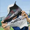 Nuove scarpe da calcio per uomo scarpe da calcio FG / TF alte per bambini di alta qualità scarpe da calcio antiscivolo per allenamento in erba taglia ampia 31-45