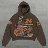 Erkek Hoodies Sweatshirts Haruku Street Giyim Erkekler Büyük Boyutlu Kafatası Yarışı Hoodies Kadın Üstleri Takip Erkek Çiftler Sweatshirt Y2K Giyim Erkekler Giyim 231205