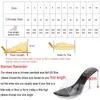 Slippers Kristal Hoge hakken 8 cm Slipper Vrouwen Transparant Koreaans Casual Mode Model Catwalk Plus Size