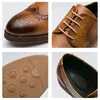 Fotwear Men Brogue Big Taille 47 Classic Mens Formal Oxfords Leather Dress Shoes Business Wedding Adult Lace Footwear 231116