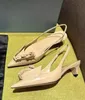 Itália marca sapatos floral origami-como estilingue feminino salto alto dedos quadrados tira no tornozelo branco preto festa de casamento senhora andando EU35-40