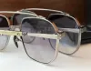 Vintage Mode Sonnenbrille 8030 Square Metal Rahmen Retro -Doppelgläser Strahl Design einfacher und großzügiger Stil von höchster Qualität UV400 Protective Eyewear6345