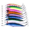 20pcs lot 10Colors new minnow lures fishing tackle 11CM-13 4G 4#hooks Diving Depth plastic fishing luresMI027260k