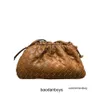 デザイナーBotega v Luxury Bag Authing Leather Bag Bagsファッションポーチカセット小さなプリーツクラウドワンショルダークロスボディバックルOutpyn2