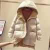 Trench da donna Foufurieux Parka Solido Abbigliamento invernale Donna Giacche con cappuccio Manica lunga Parka coreano Abbigliamento Giacca imbottita in cotone