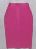 Юбки-шорты BEAUKEY Сексуальная Fushcia Розовая повязка Юбка для женщин Вечеринка Юбка-карандаш Облегающая коктейльная Роскошная белая красная черная юбка XL 231206