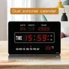 Wall Clocks Digital Alarm Clock Desktop Bedside For Bedroom Living Room