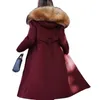 Women's Fur Faux Fur Manteau en Fourrure epaisse et Chaude pour Femme Doublure Interieure Traitement Hors Saison Hiver 231205