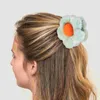 Bandanas Plush Flower Hair Clip Clips Small Ins Accessories Floral Roller Barrettes Flowers Rose Claw