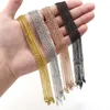 Ketten 10 teile/los Großhandel DIY Link 4 farben PVD Platte Halskette 2mm Kette Edelstahl Schmuck Halsband Für Frauen und Männer