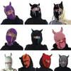 Czapki czapki halloween na Halloween Balaclava Little Devil Hat Devil Horn Balaclava Masquerade Halloween Party Hat Funny Hooded Beanie Mask 231205