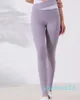 LL Leggings da donna a vita alta Completo da yoga Fitness Push Up Leggins da allenamento Body Beauty Skinny Leggings casual Donna