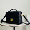 Hochwertige Luxus-Designer-Damentasche, Tragetasche, geprägte Damen-Umhängetasche mit Blumen, Buchstaben, Seriennummer