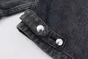 Herrjackor Designer Autumn and Winter High Street Trendy Old Denim Shirts Men's and Women's Work Fashion Jackets Casual Jacket Hchi