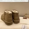 European station fur one-piece snow boots winter 2023 warm thickened plush cute big-toed cotton shoes women short boots