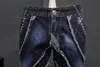 Jesienne dżinsy męskie dżinsy męskie samozwańczy osobowość bezpośrednio Kanister Długie spodnie projektant marki Jeansy Erkek Jean Pantolon 231206