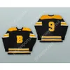 Personnalisé CAL GARDNER 9 BOSTON HOCKEY JERSEY NOUVEAU Top cousu S-M-L-XL-XXL-3XL-4XL-5XL-6XL