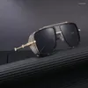 Sonnenbrille Steampunk Für Männer Frauen Luxus Vintage Im Freien Fahren Metall Punk UV400 Sonnenbrille Mode Männlich Weiblich Brillen 2023