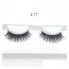 False Eyelashes Hb 20Styles Eyelash Extensions Handmade Thick Natural Fake Lashes Voluminous For Eye Makeup Drop Delivery Health Beau Dhjbh