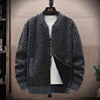 Men's Sweaters Sweater Knitted Cardigan 2023 Autumn Winter Thick Warm Fleece Zipper Jacket Knitwear Coat Korean Men Clothing 231205