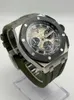 UOMINI AUDEMPIGUT ORGHIO PIGUE APF Factory Royals Oaks Offshore Time Code Watch Steel Brown Dialta 26420SO.OO.A6FJ92