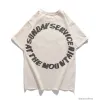 Designermodekleidung Luxus-T-Shirts T-Shirts Ouyang Nana Same T-Shirt Kanyes Sunday Kurzarmpaar Kanyes West Sunday Service