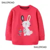 Hoodies Sweatshirts Saileroad Baby Meisjes Dieren Katten Peuter Herfst Baby Kinderkleding Roze Kleuren 210913 Drop Delivery Kinderen Ma Dhjv0