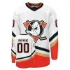 Reverse 2023 Retro Custom Hockey Trikots Ducks Coyotes Canadiens Flames Bruins Hurricanes Blackhawks Avalanche Stars Oilers Sabres Canucks s