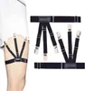 Ceinture de maintien de chemise pour hommes, avec Clips de verrouillage antidérapants, garde la chemise repliée, jambe, cuisse, jarretelles, sangle 8628886