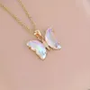 Butterfly 1pcs/7pcs Gradient Necklace Energy Healing Clavicle Chain for Friends Family Y2K Best Holiday Anniversary Christmas Halloween