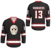 Men Movie J.Cole Hockey Jerseys 14 Forest Hills Dr. Embroidery JASON VORHEES 13 FRIDAY THE 13TH BLACK JERSEY Black White Yellow 14 Will Smit