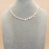 Chaînes Yastyt imitation collier de perles bijoux économiques style de mode en forme d'étoile perles de coquillage chaîne perles irrégulières tour de cou pour les femmes