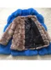 Abrigo largo de empalme de lujo ZADORIN de piel sintética para mujer, chaqueta gruesa y cálida de invierno a la moda, abrigos mullidos para prendas de vestir exteriores 231206
