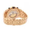 Лучшие мужчины смотрят Abbey Abbey Abbey APF Epic Royals Oaks Offshore Fignature Gold Mens Watch 26470OR.OO.1000OR.01BZB3